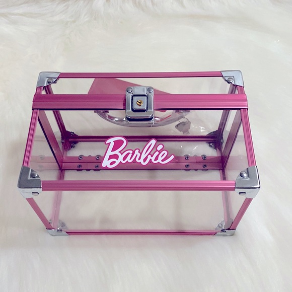 Barbie Pink Make Up Train Case NWT Excellent Condition HTF - Picture 12 of 12